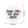Thank You for Your Order Stickers — Roll of 500