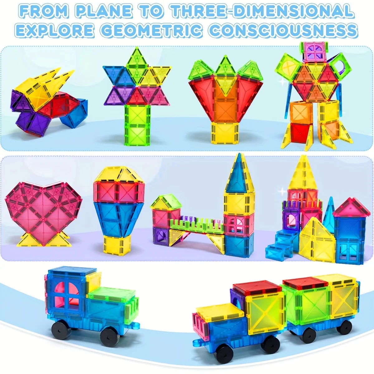 Magnetic Building Blocks for Creative 3D Play