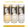 Adjustable LED Night Light with Dusk-to-Dawn Sensor