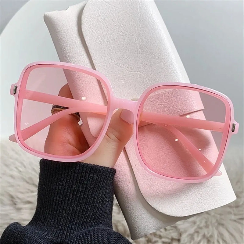 Oversized Quadratische Sonnenbrille mit UV400-Schutz