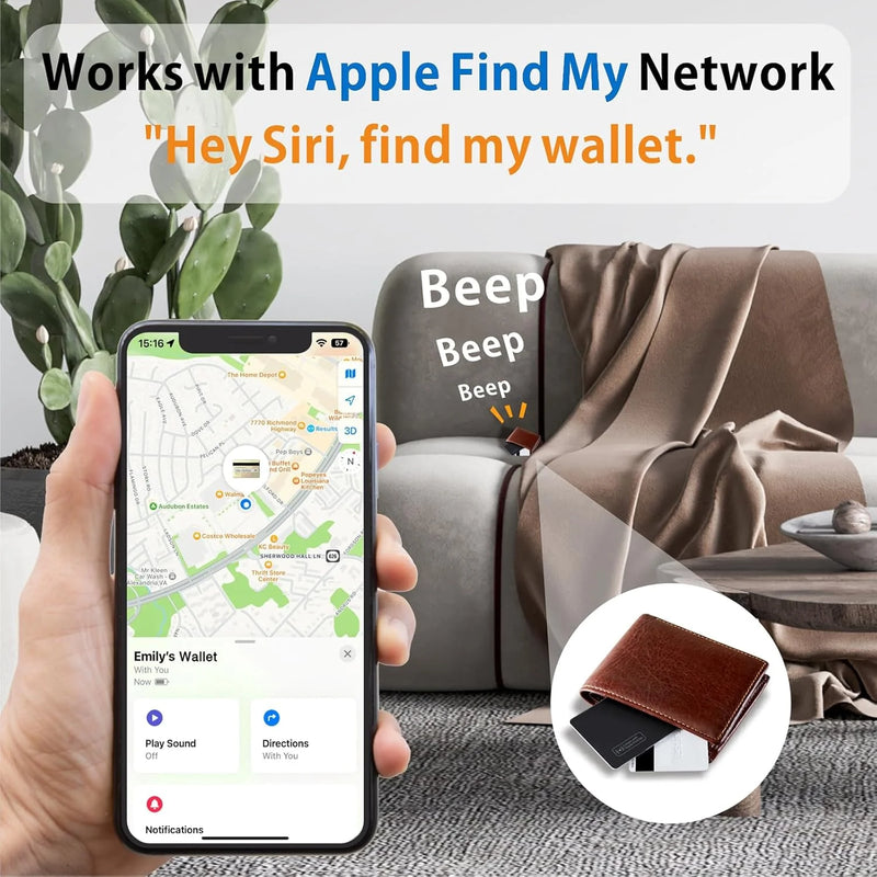 Slim Bluetooth Wallet Tracker