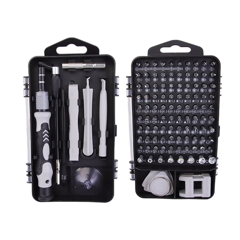 115-Piece Precision Screwdriver Kit with Magnetic Tips