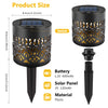 Solar-Powered Mandala Wall Light