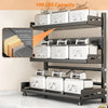 Adjustable 3-Tier Countertop Spice Rack with Knife Holder