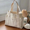 Large Capacity Canvas Tote Bag for Work, School & Shopping