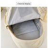 Embroidered Bow Nylon Backpack for Girls – Lightweight & Spacious