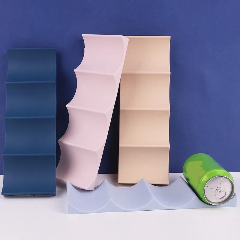 Stackable Plastic Wine Bottle Storage Rack