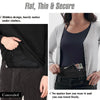 RFID-Blocking Travel Money Belt with Hidden Pockets
