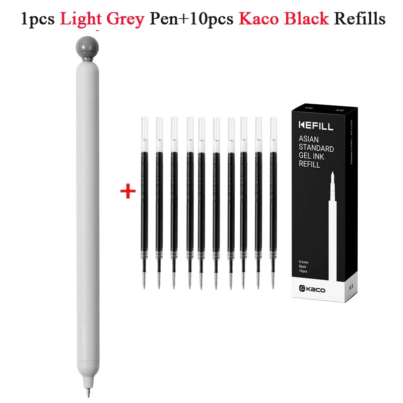 KACO POPUP Retractable Gel Pen – 0.5mm Smooth Writing, Quick-Dry Ink