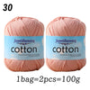 Premium 100% Cotton Yarn – Medium-Fine Weight for All-Season Knitting
