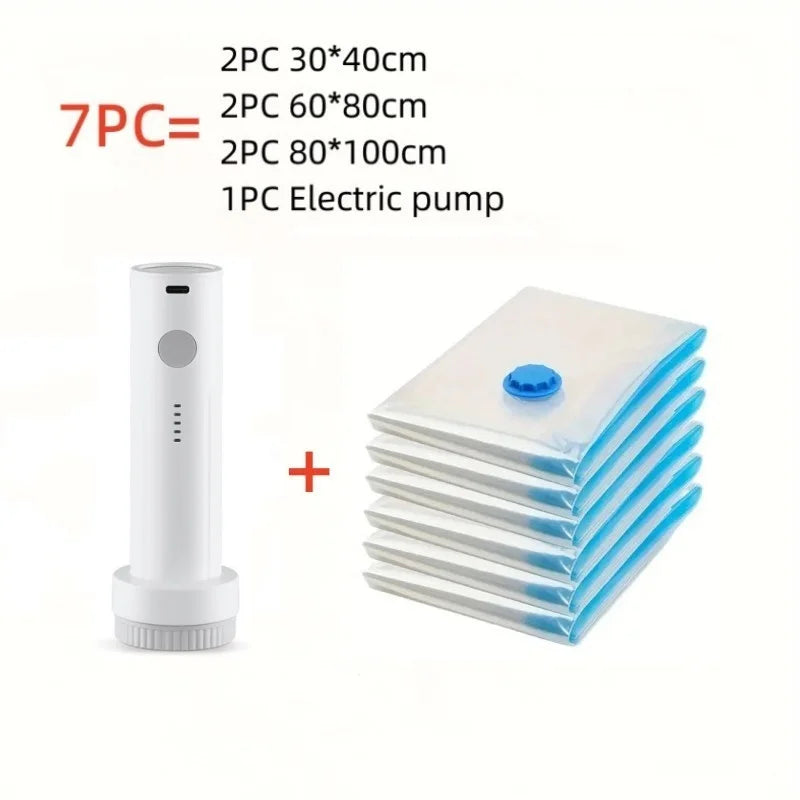Portable Electric Vacuum Pump for Storage Bags