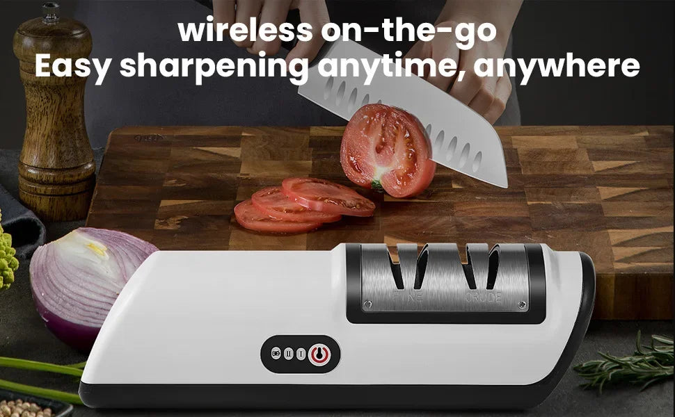 4-Stage Electric Knife Sharpener for Precision Edge Restoration