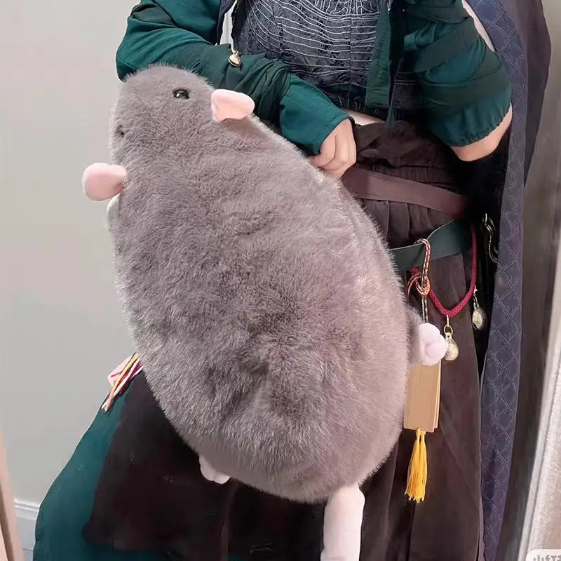 Realistic Rat Plush Toy – Cute Soft Stuffed Animal for Snuggling