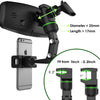 Rearview Mirror Phone Mount - 360° Rotatable & Retractable