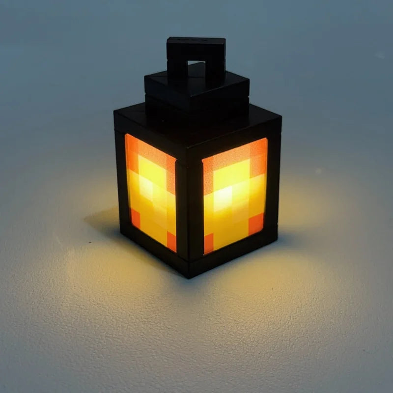 Lanterne de Table Lumineuse RGB Style Pixel
