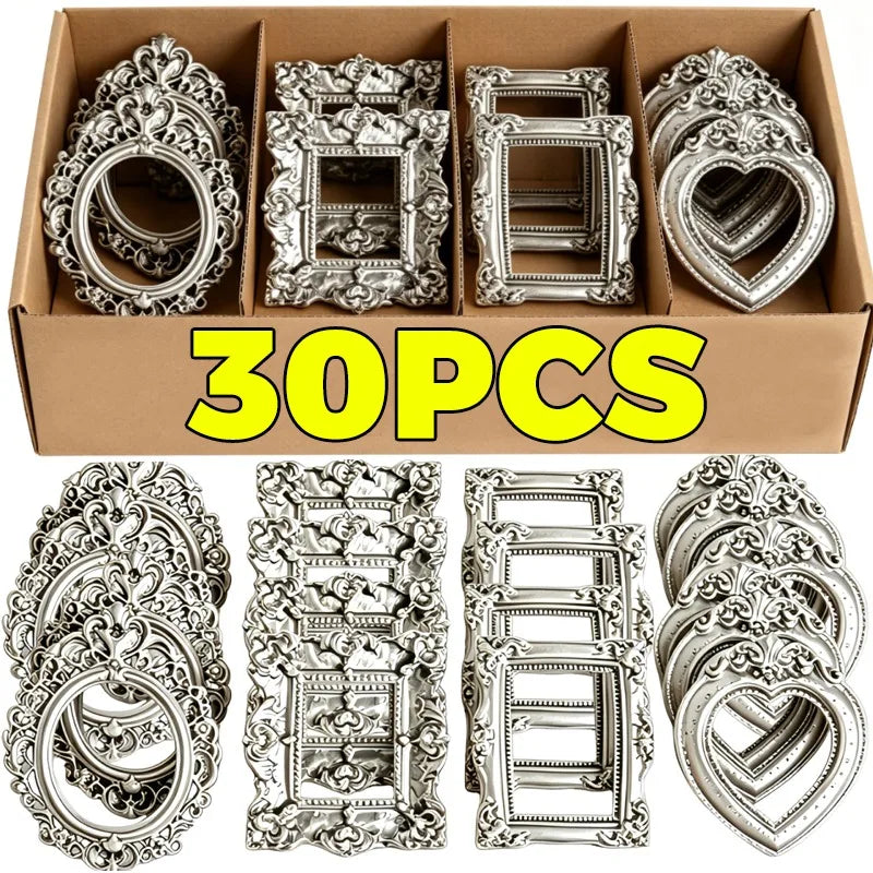 Vintage Mini Picture Frames for DIY Crafts & Decor