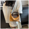 Vintage PU Leather Crossbody Bucket Bag