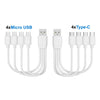 4-in-1 Multi-Charging Cable (20cm)