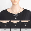 Initial Letter Pendant Necklace with Stainless Steel Chain