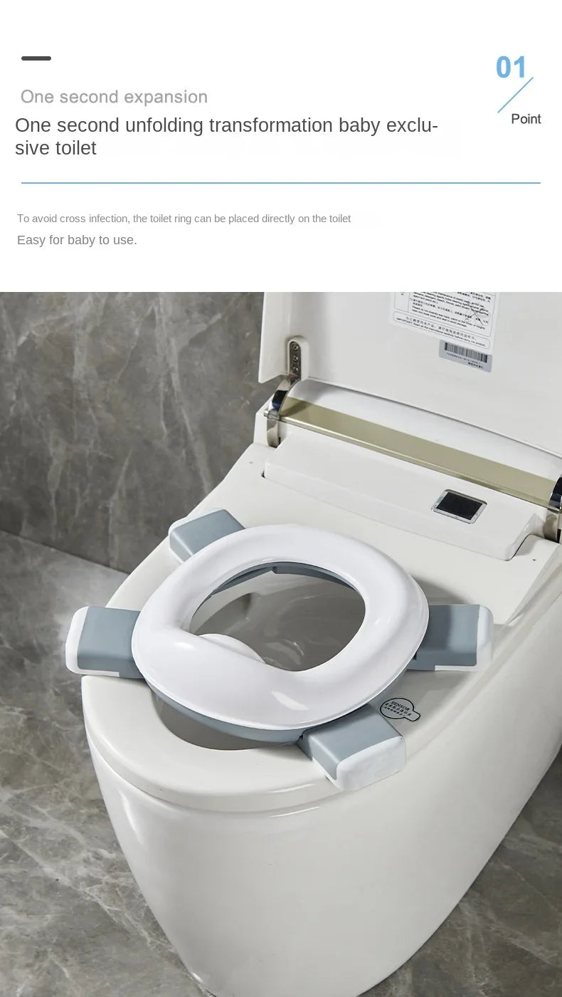 Foldable 3-in-1 Travel Potty for Kids with Disposable Bags