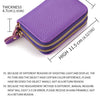 PU Leather Women's Multi-Slot Zipper Wallet Card Holder