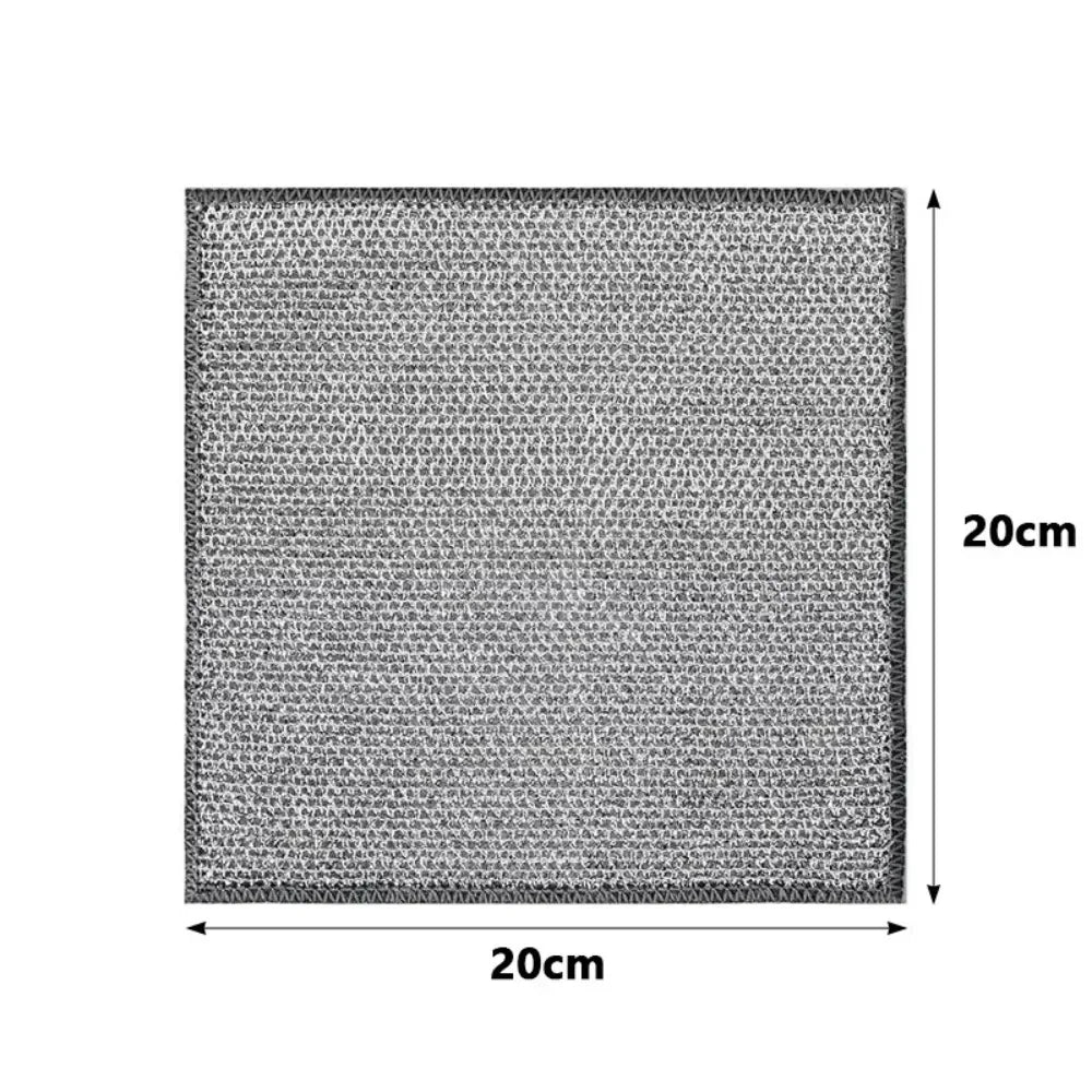 Double-Sided Steel Wire Cleaning Cloths for Kitchen