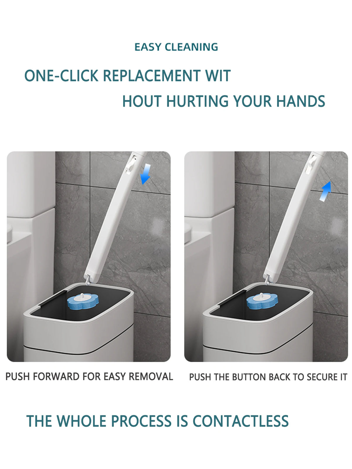Disposable Toilet Brush Heads with Fresh Scents (3-Pack)
