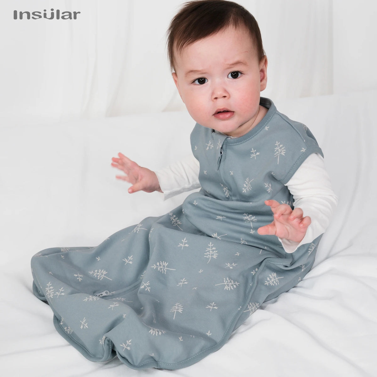 Soft Cotton Breathable Baby Sleep Sack – Sleeveless Summer Wearable Blanket