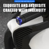 CNC Aluminum Motorcycle Handlebar End Plugs with Rubber Grip