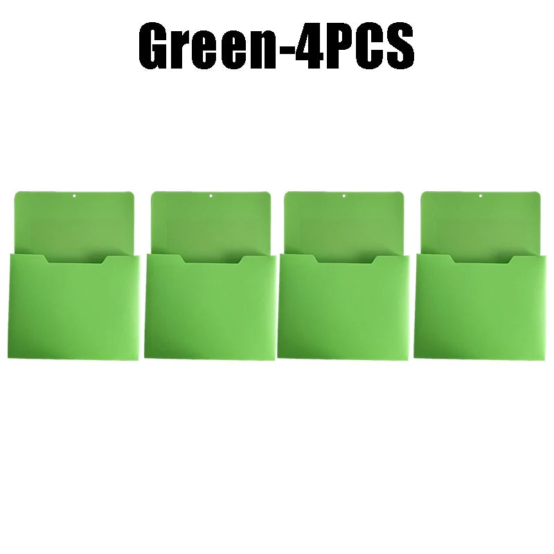 Magnetic Wall-Mounted Document Organizer for Papers and Folders