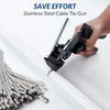 304 Stainless Steel Cable Tie Gun with 100 Metal Zip Ties