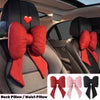 Cute Bowknot Car Neck Pillow – Plush Headrest for Comfortable Drives