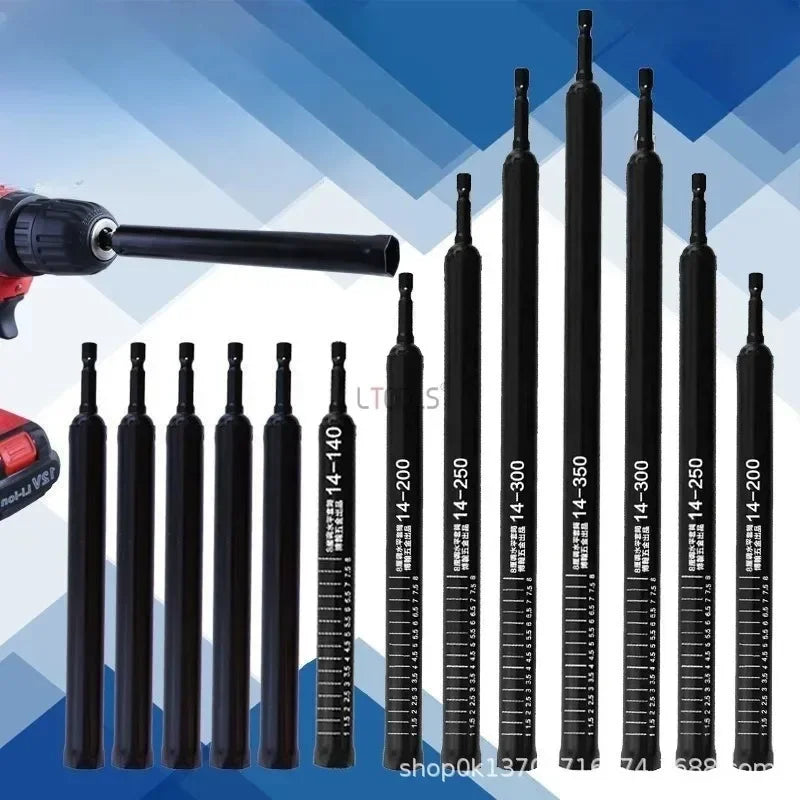 Ceiling Leveling Rod with Hex Socket – 14mm Adjustable Extension Tool