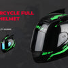 Cat Ear Full Face Motorcycle Helmet with Removable Ears