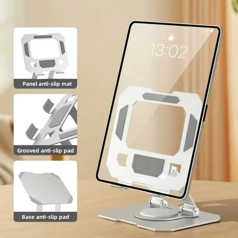 360° Rotating Aluminum Tablet Stand for 4.7-12" Devices