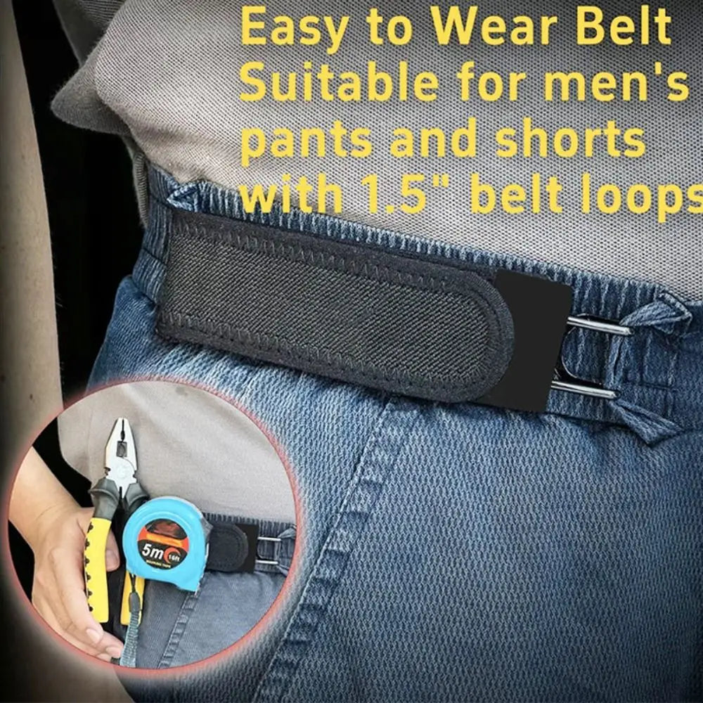 Ceinture à boucle en métal ajustable