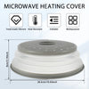 Collapsible Microwave Splatter Cover with Handle – 10.5-Inch (BPA-Free)