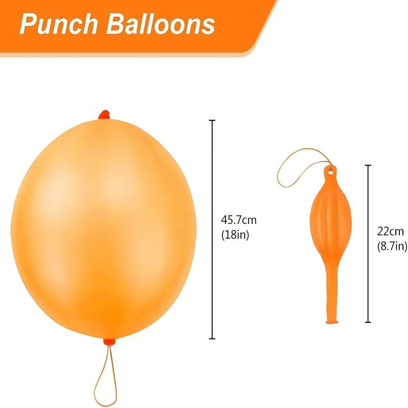 Halloween Punch Balloons for Kids Party Games & Coordination Training