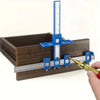 Cabinet Handle Drill Guide Template with Locator Punch