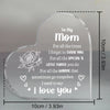 "I Love You Mom" Acrylic Keepsake for Mother's Day