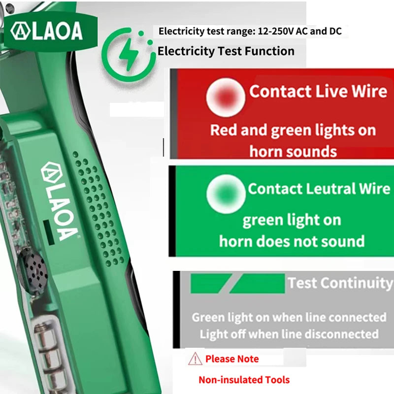 8-in-1 Multifunctional Wire Stripping Pliers with Electrical Test Function