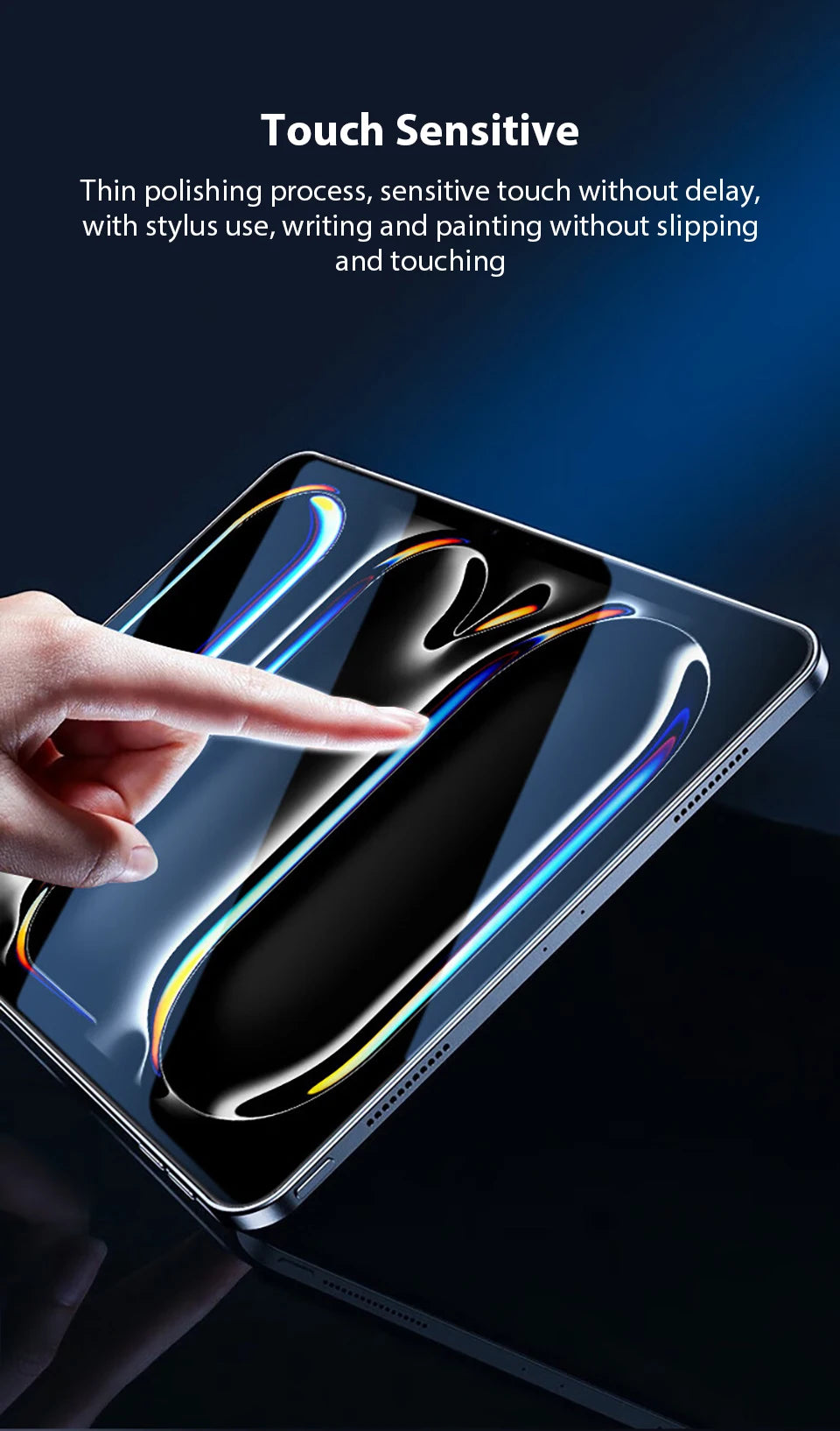 Premium Tempered Glass Screen Protector for iPad (2-Pack)
