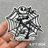 Black & White Racing Flag Embroidered Patches (Iron-On / Sew-On)