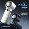 Foldable 3-in-1 Handheld Fan with Digital Display