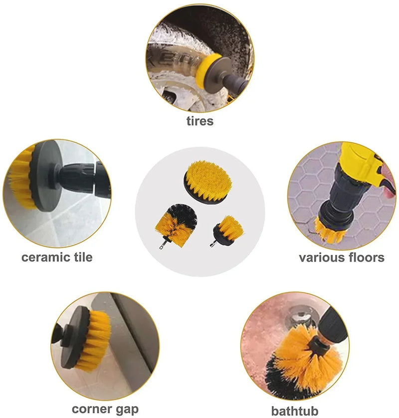 Car Interior Cleaning Brush Set