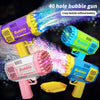Automatic Outdoor Bubble Machine with LED Lights