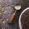 Stainless Steel Measuring Cup and Spoon Set with Wooden Handles