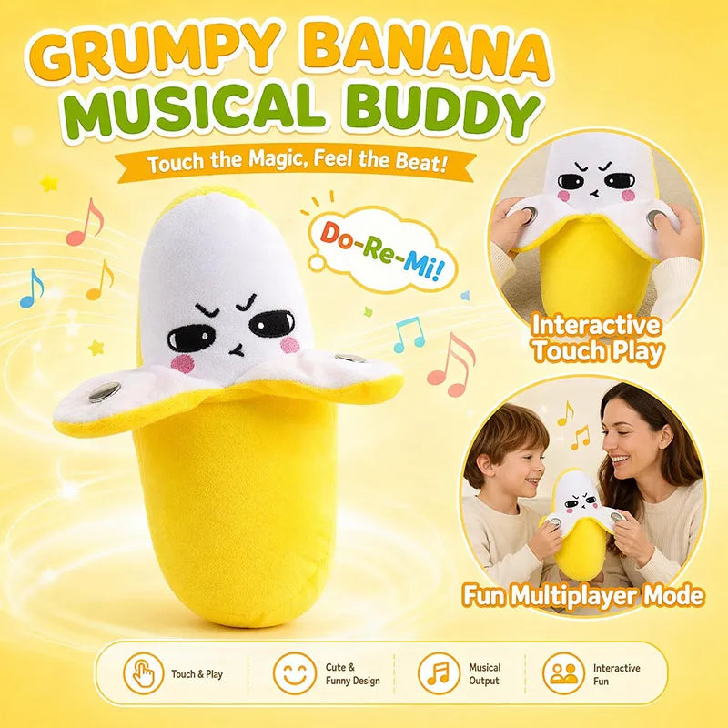Musical Fruit Plush Toy with Beat Detection and Recording