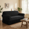 Stretch Sofa Slipcover with Skirted Edge