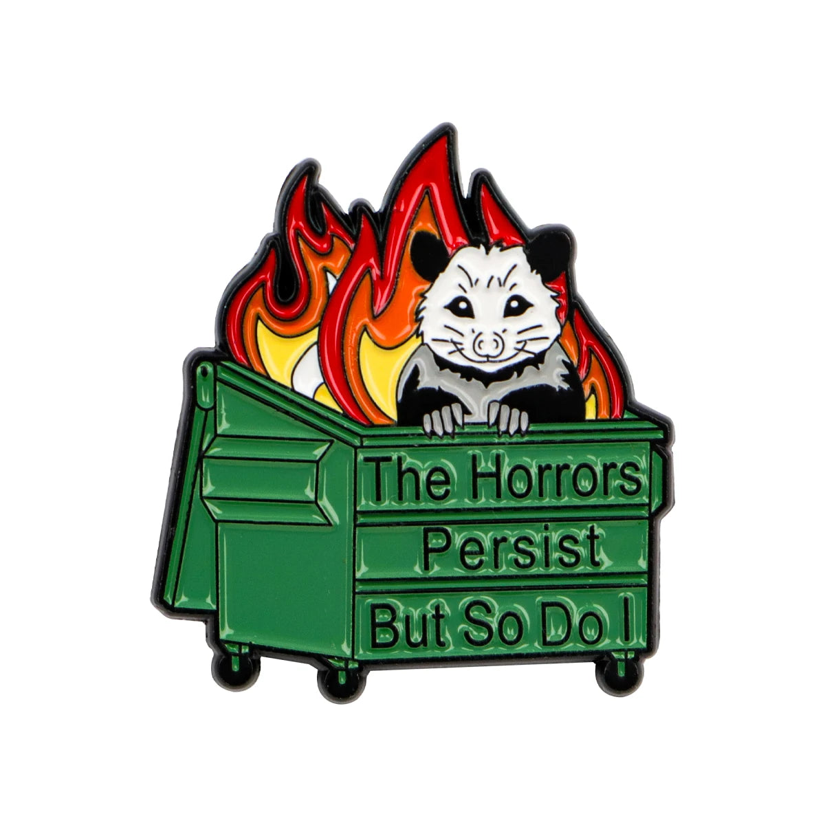 Cute Opossum Enamel Pin